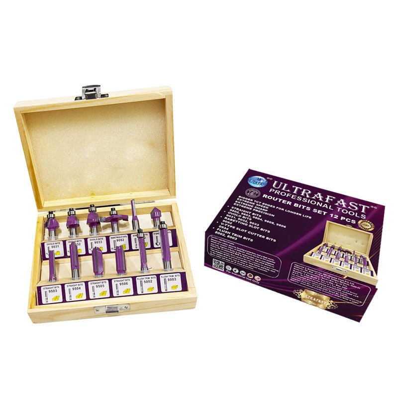 ROUTER BITS SET 12 PCS