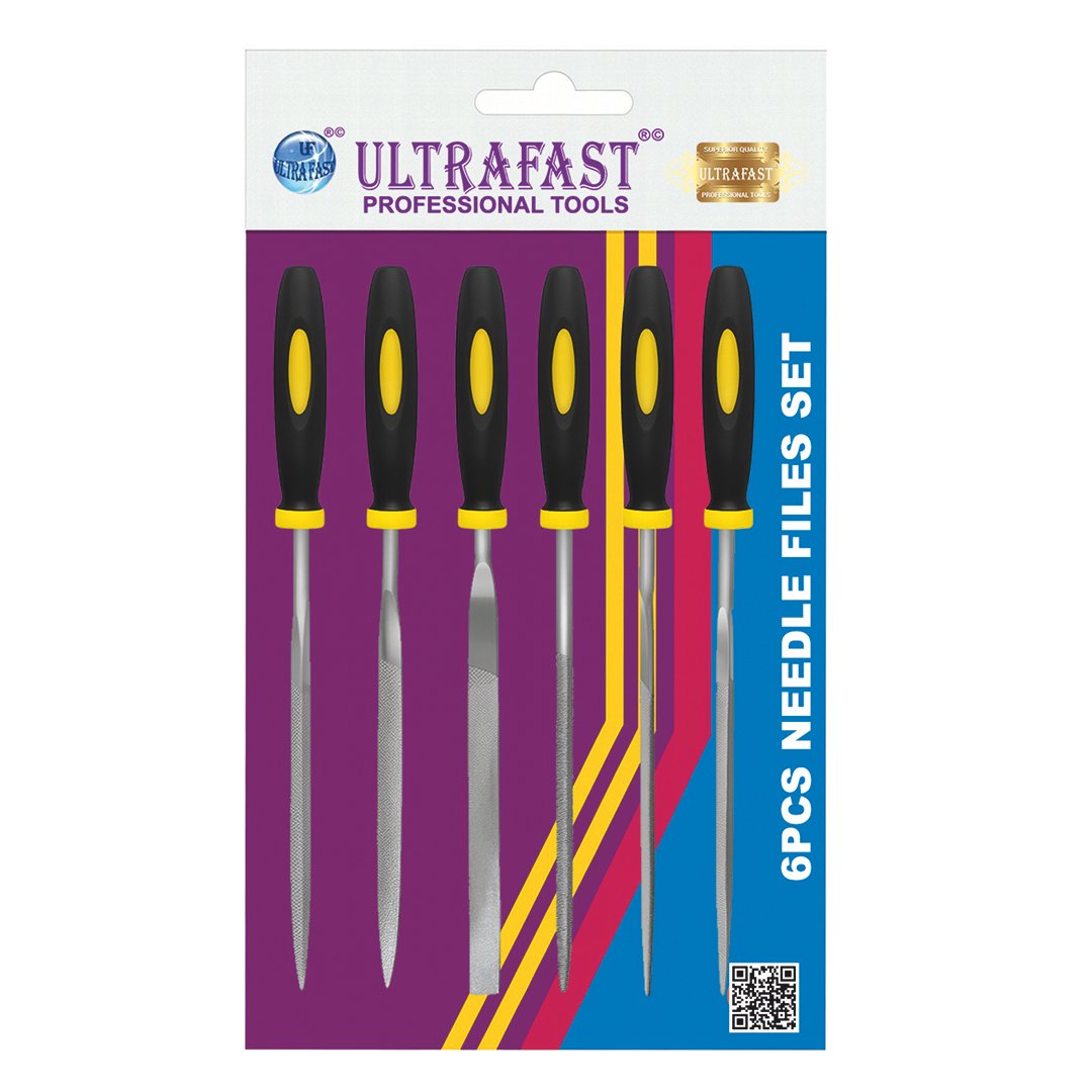 STEEL NEEDLE FILES WITH HANDLE SET