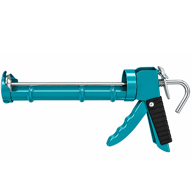 CAULKING GUN WITH RUBBER GRIP
